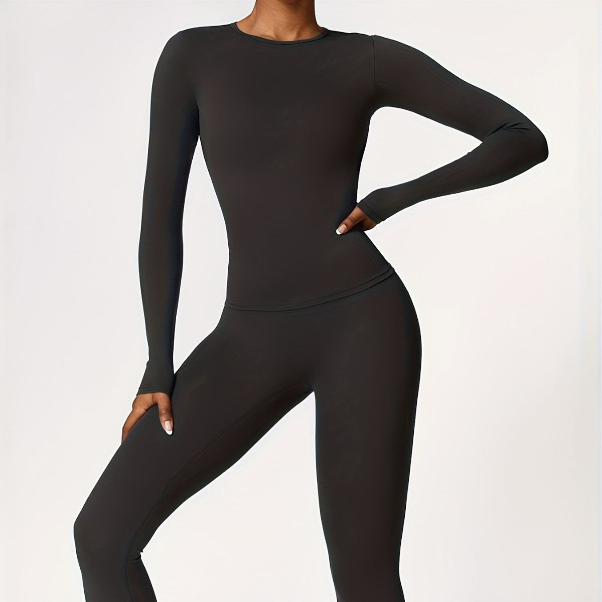 Fitness Yoga - Tuta da yoga aderente a maniche