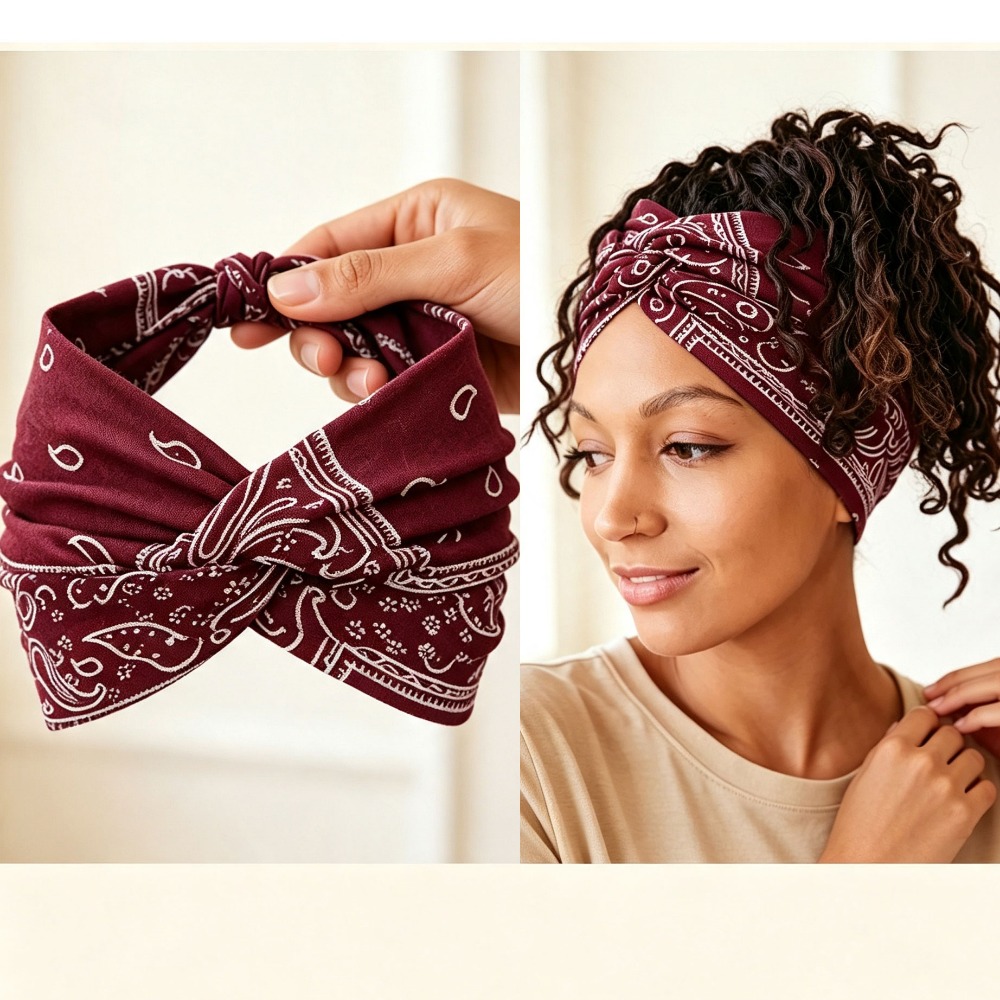 Yoga Daily Fitness - Cerchietto Elastico Largo per Capelli da