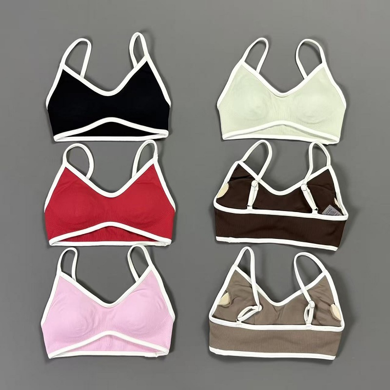 Yoga Daily Fitness - Reggiseno Sportivo da Donna con Linee