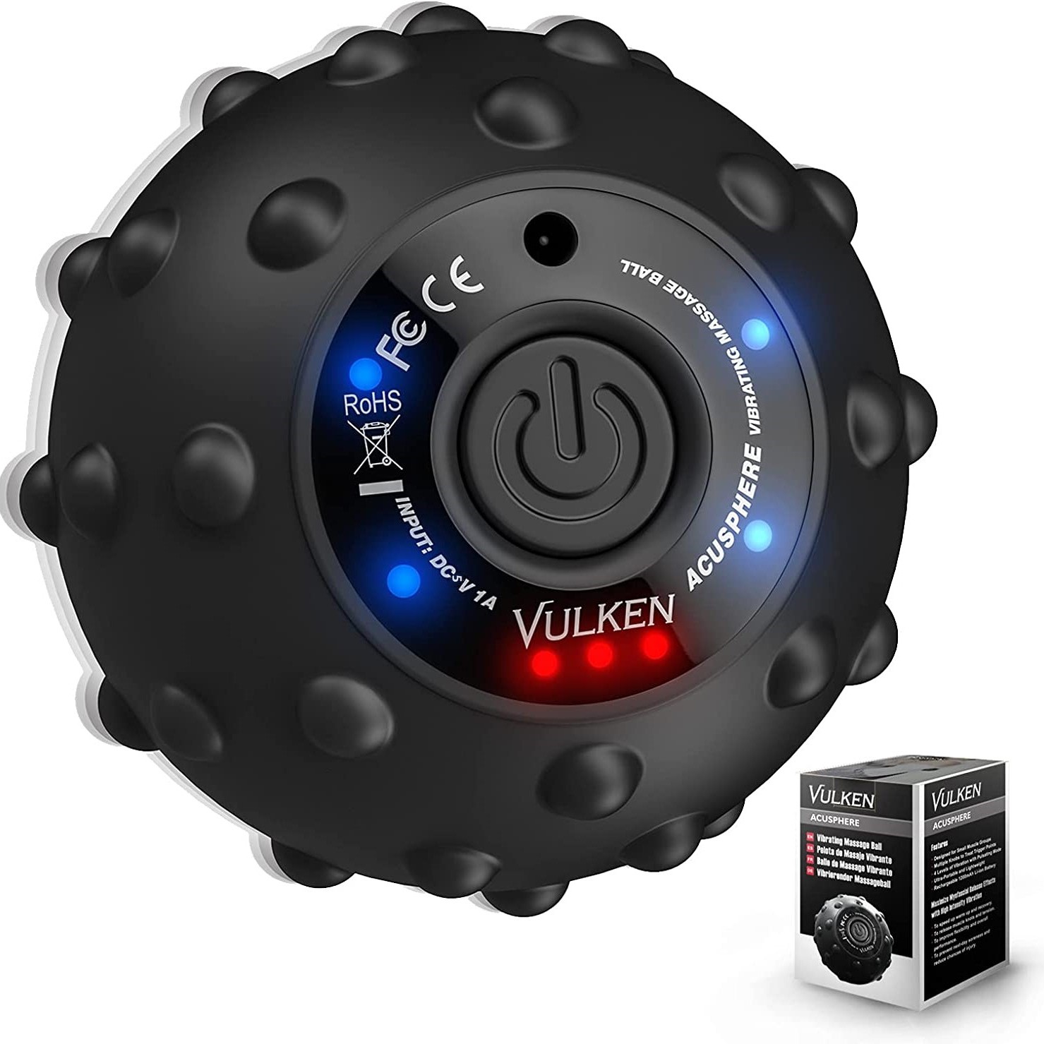 Yoga Fitness Power Yoga - Sfera da massaggio vibrante ad alta