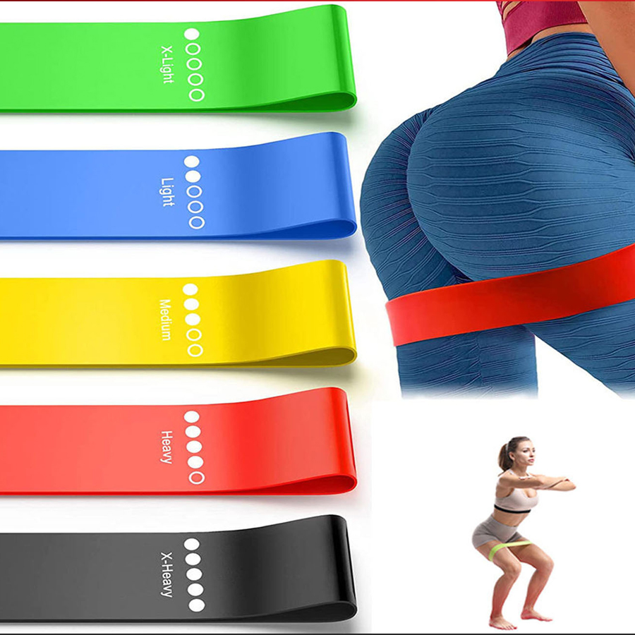 Yoga Fitness Stretching Strap - Fasce di Resistenza Diverse, Banda Elastica