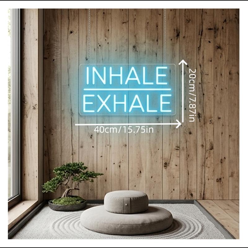 Insegna luminosa al neon Inhal - Yoga Fitness Power Yoga recensione e prezzo