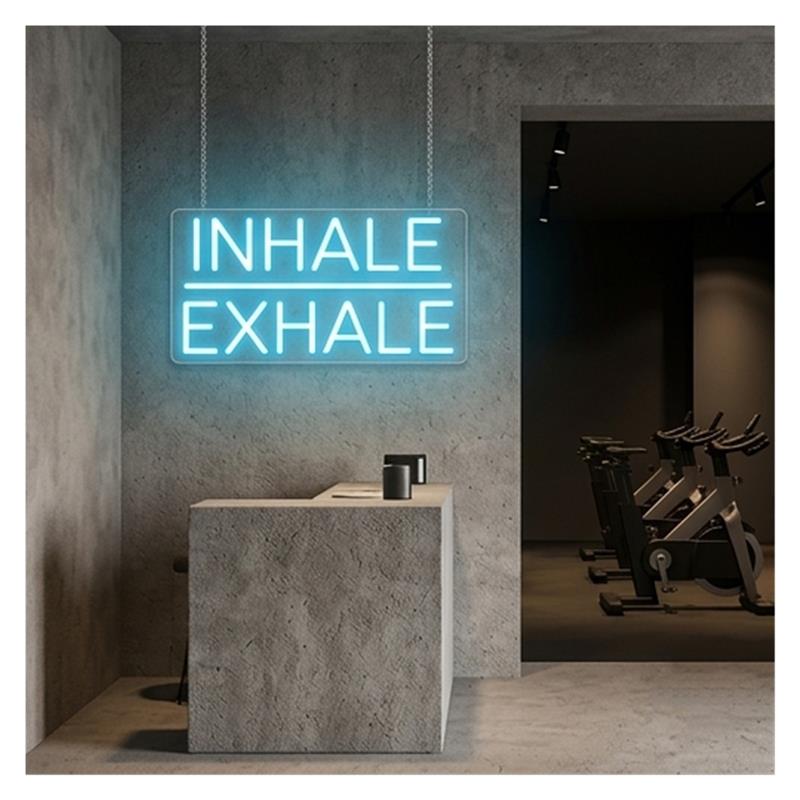 Insegna luminosa al neon Inhal - Yoga Fitness Power Yoga recensione e prezzo