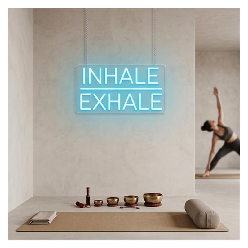 Insegna luminosa al neon Inhal - Yoga Fitness Power Yoga recensione e prezzo