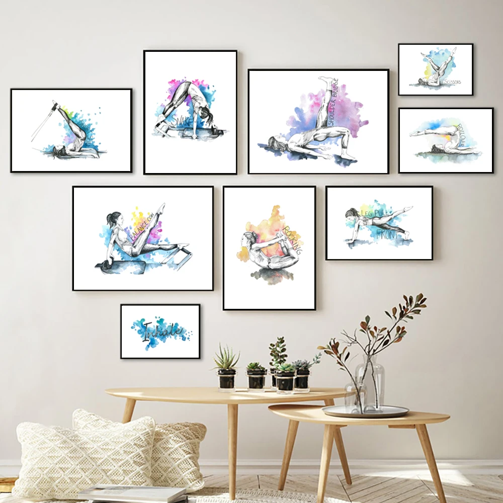 Quadri artistici con grafici p - Yoga Fitness Exercises recensione e prezzo