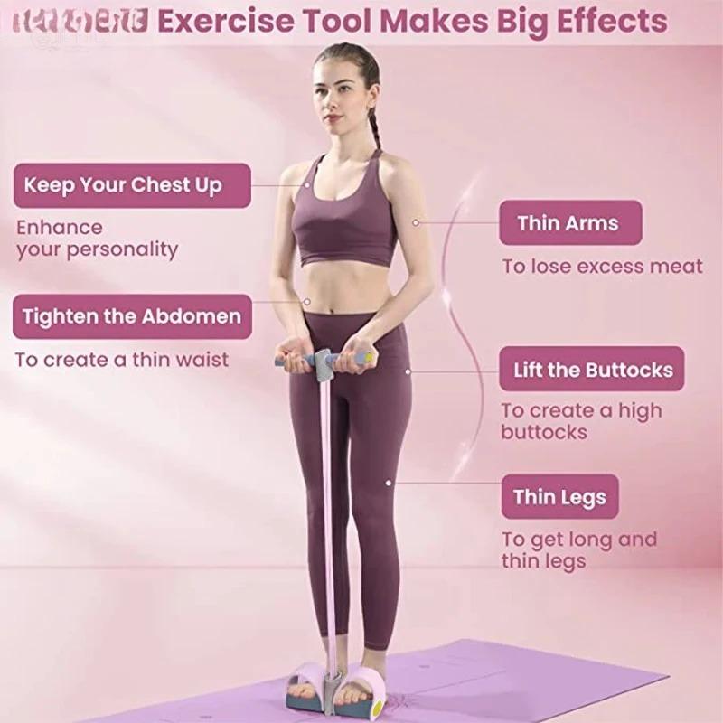 Nuove Fasce di Resistenza a 4  - Yoga Fitness Stretching Strap recensione e prezzo