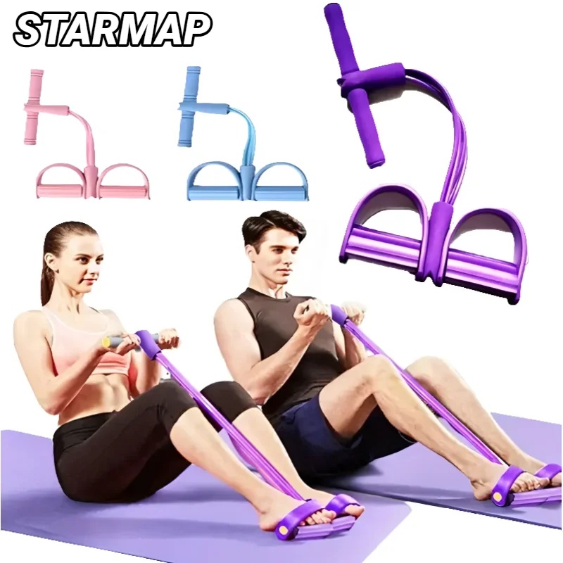 Corda di Tensione a 4 Tubi con - Yoga Fitness Stretching Strap recensione e prezzo