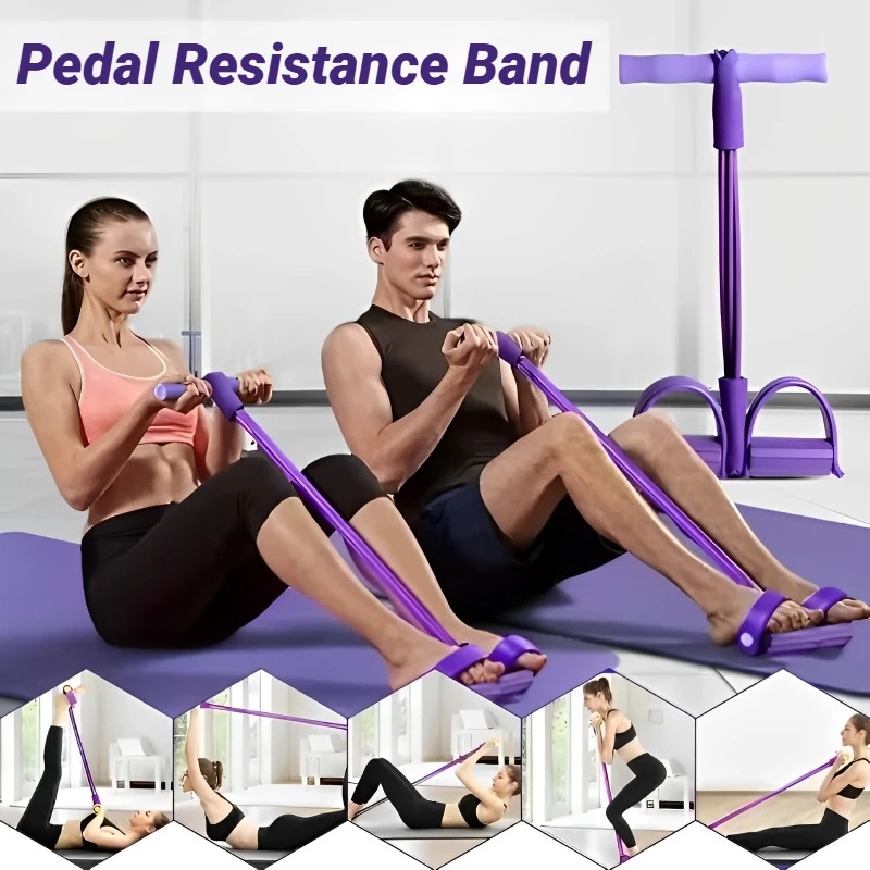 Corda di Tensione a 4 Tubi con - Yoga Fitness Stretching Strap recensione e prezzo