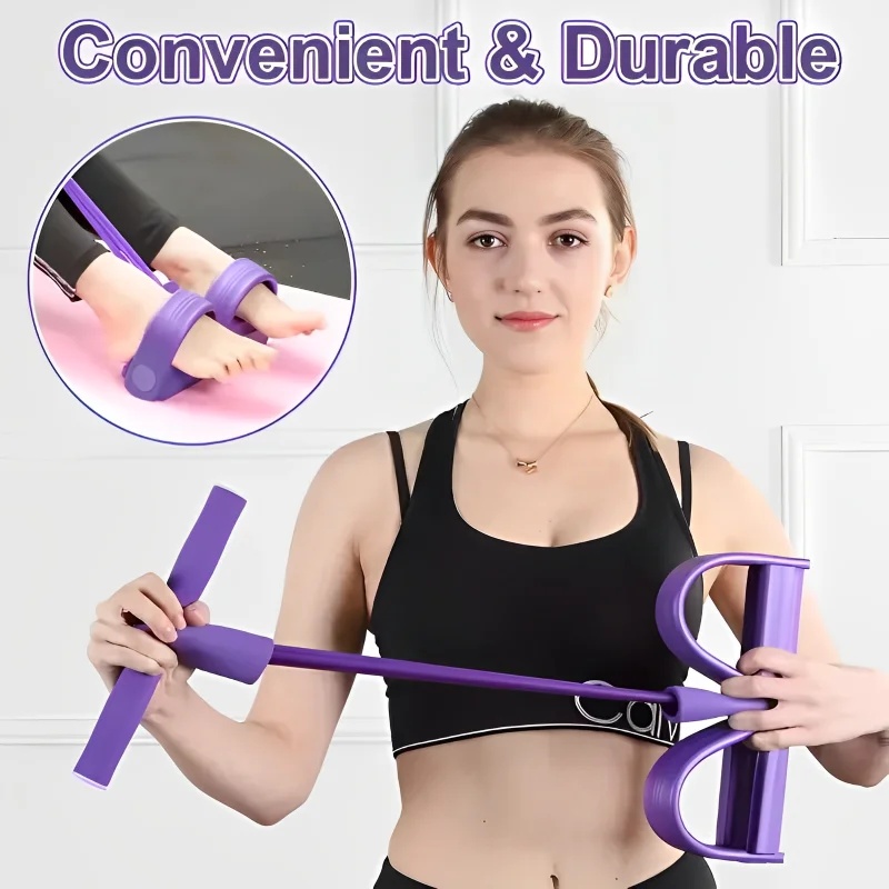 Corda di Tensione a 4 Tubi con - Yoga Fitness Stretching Strap recensione e prezzo