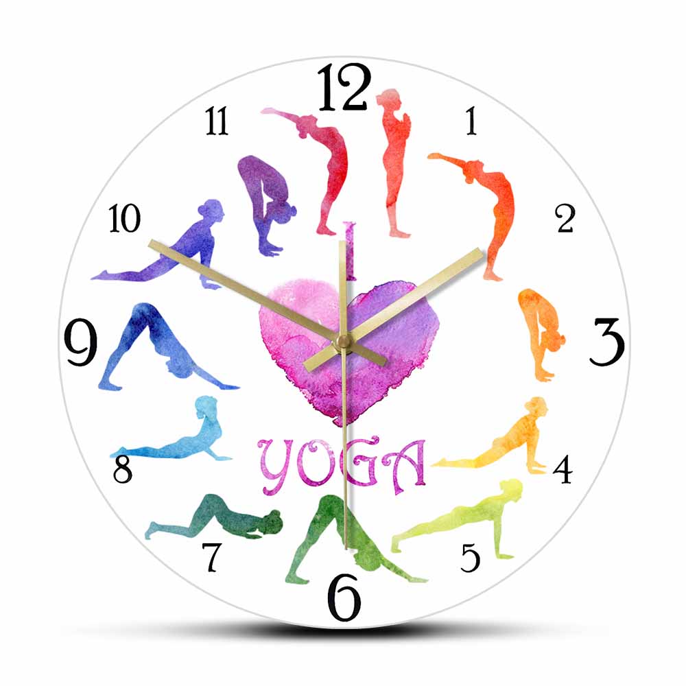 Orologio da parete con stampa  - Yoga Fitness Watch recensione e prezzo