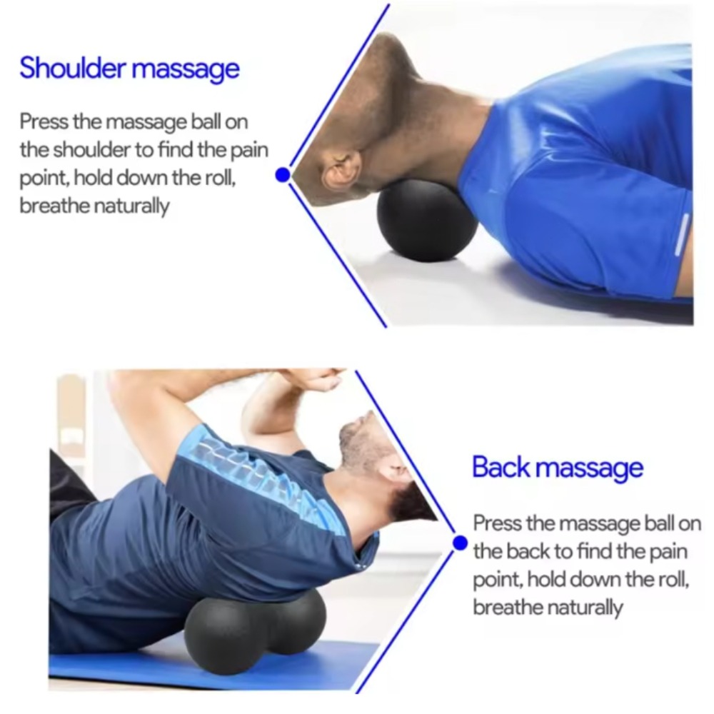 1PC Palla Fasciale a Doppia Sf - Yoga Fitness Exercises recensione e prezzo
