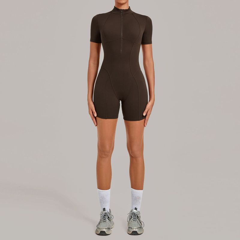 Tuta da yoga a maniche corte c - Yoga Fitness Jumpsuit recensione e prezzo