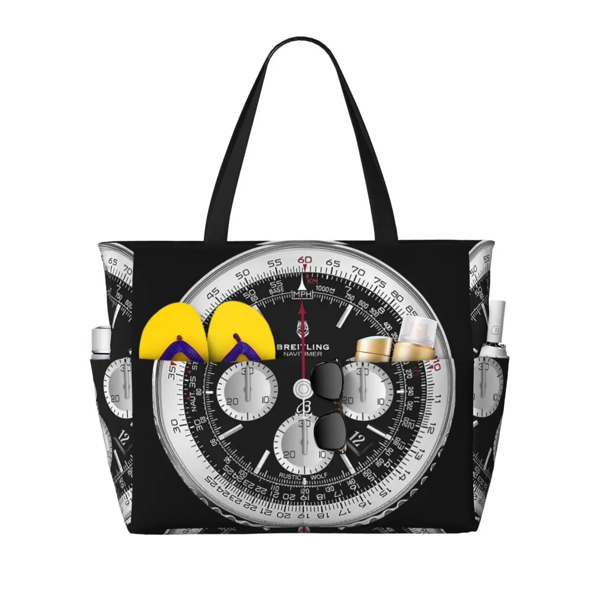 Borsa tote nera di lusso con q - Yoga Fitness Watch recensione e prezzo